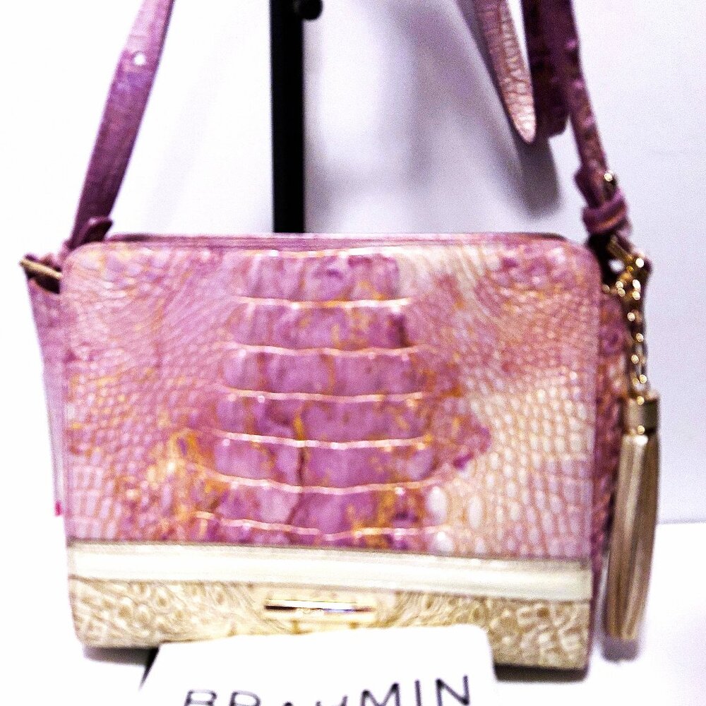 Brahmin Carrie Crossbody Lilac Whimsy